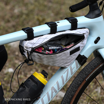 Τσάντα ποδηλάτου Rhinowalk Τσάντα ποδηλασίας Τσάντα κρεμαστή μπροστινής δέσμης Ποδήλατο δρόμου Ποδήλατο βουνού Τσάντα ποδηλάτου Melon με καμπύλη