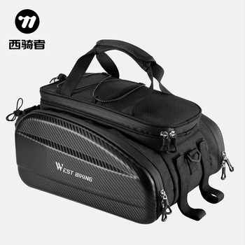 Σακίδιο ποδηλάτου West Rider με σκληρό κέλυφος, μεγάλη χωρητικότητα, σακίδιο ραφιών για ποδήλατο βουνού, σακίδιο αποθήκευσης ταξιδιού, εξοπλισμός ιππασίας