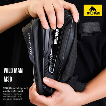 WILD MAN τσάντα ποδηλάτου βουνού με σκληρό κέλυφος, μπροστινή δοκό, με σωλήνα, κινητό τηλέφωνο, οθόνη αφής, μπροστινή τσάντα σέλας αυτοκινήτου, τσάντα εξοπλισμού ιππασίας