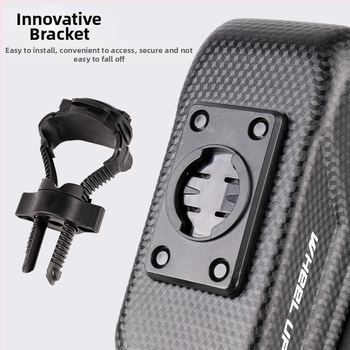 τσάντα ποδηλάτου Wheelup Crossborder Eva με σκληρό κέλυφος, τσάντα μπροστινής δοκού, αδιάβροχη για βουνό, τσάντα κινητού τηλεφώνου, τσάντα σέλας με οθόνη αφής στο πάνω μέρος