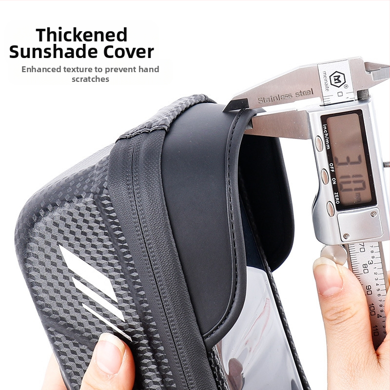 Brašna na bicykel Wheelup CrossBorder s tvrdou škrupinou z eva materiálu, taška na predný nosník, nepremokavá taška na mobilný telefón s dotykovou obrazovkou, sedlová brašňa na hornú rámovú trubku