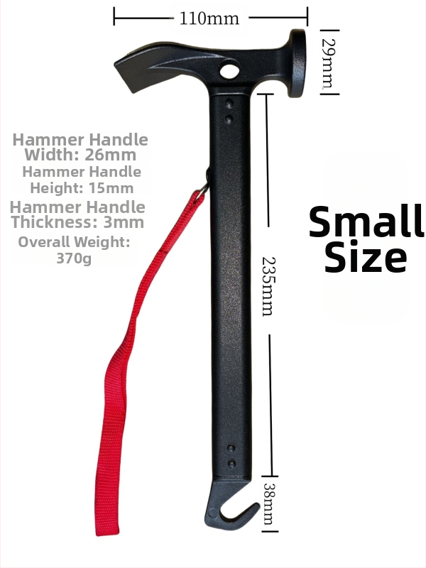 Populaarne välistingimustes kasutatav alumiiniumisulamist haamer, multifunktsionaalne kaasaskantav telgi varikatuse maapealne naelhaamer, maapealne naelalumiiniumkäepidemega haamer, hulgimüük