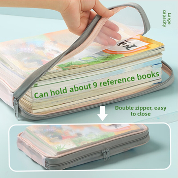 Τσάντα αποθήκευσης χαρτιού δοκιμής μεγάλου ανοίγματος σε σχήμα L, τσάντα αποθήκευσης χαρτιού δοκιμής μεγάλης χωρητικότητας, φορητή τσάντα αρχείων με πλέγμα, χονδρική