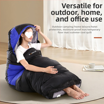 T5J [13 000 žmonių kolekcija] pūkinis miegmaišis lauko stovyklavimui, kelioninis, suaugusiųjų žiemos apsauga nuo šalčio, sutirštintas automobilio pietums