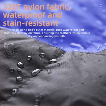 T5J [13 000 žmonių kolekcija] pūkinis miegmaišis lauko stovyklavimui, kelioninis, suaugusiųjų žiemos apsauga nuo šalčio, sutirštintas automobilio pietums