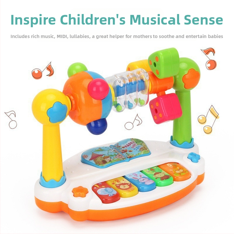 Διασυνοριακή Amazon Παιδική Εκπαίδευση Πιάνο Φώτιση Μουσική Μωρού Χειροκρότημα Πιάνο Τύμπανο Μωρού Παιχνίδια
