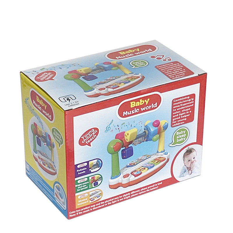 Pārrobežu Amazon bērnu agrīnās bērnības apmācība klavierspēlei, vieglā mūzika, bērnu aplaudēšana, klavierspēle, bungas, rotaļlietas