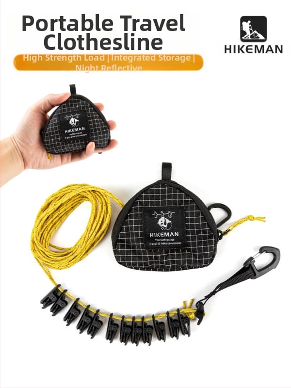 Välistingimustes kasutatav pesunöör, telkimiseks mõeldud kaasaskantav hoiustamisnöör klambritega, reisimiseks mõeldud hotell, puurimata tuulekindel kuivatusnöör