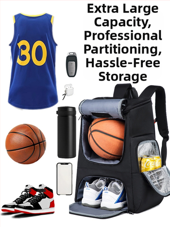 Piiriülene kuummüügis multifunktsionaalne korvpallikott, treeningkott, suure mahutavusega mugav seljakott, veekindel isolatsiooniga seljakott, vabaajakott