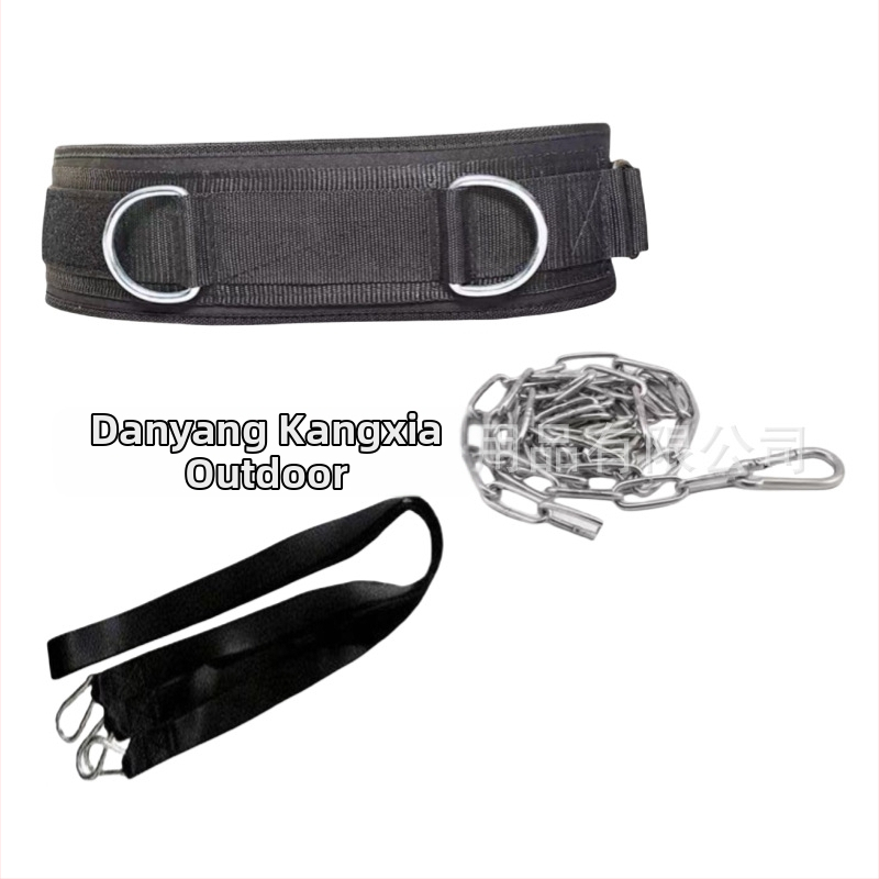 Kelguga kergejõustiku tõuke- ja tõmbekoormus plahvatusohtlik võimsuspere libisemiskindel kelgurihmaga vöö kodutreeningu varustus