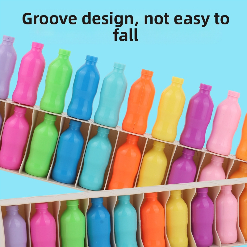 Zábavná hra na hádanie fliaš, detská hra na párovanie farieb a nápojov, vzdelávacia hračka na pamäť mozgu