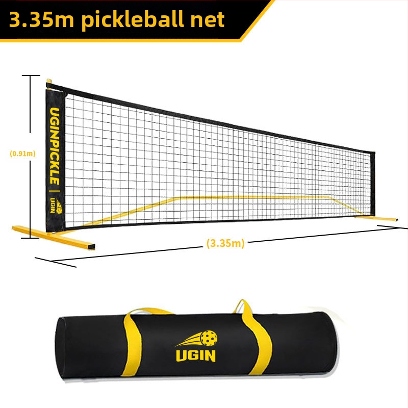 Nešiojamas „Pikleball“ tinklo stovas lauko teniso tinklams, skirtas vidaus ir lauko teniso tinklams