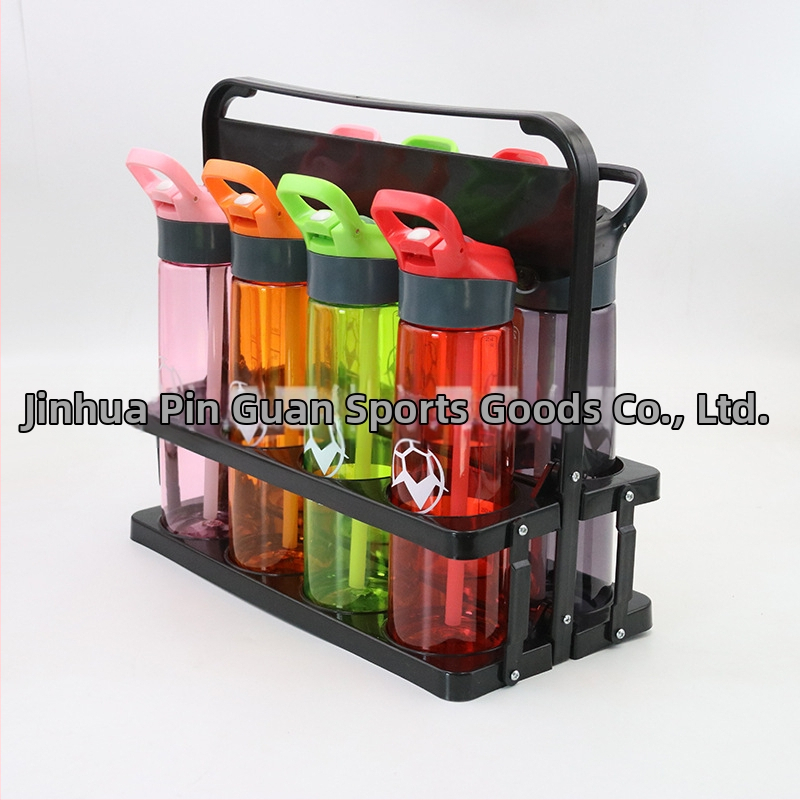 Мотивационен държач за бутилка с вода, държач за бутилка с вода за футболен треньор, държач за футболни чаши с вода, преносим държач за бутилка с вода, комплект от 8 държача за бутилка с вода
