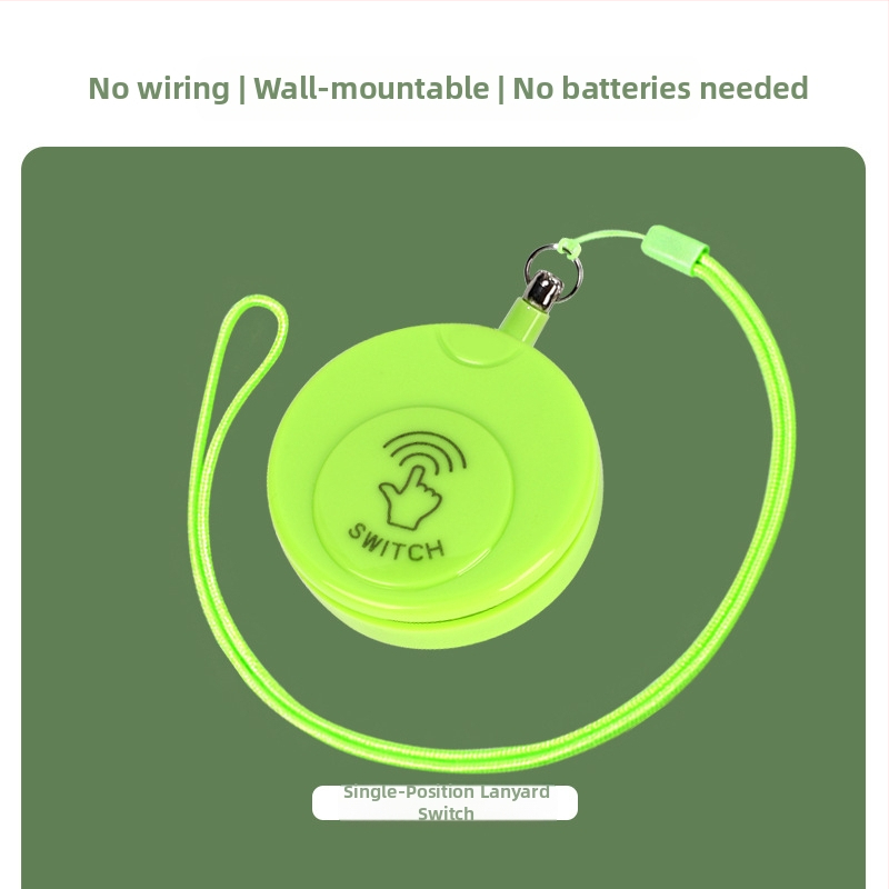 Savaime generuojantis belaidis jungiklis buitiniam vieno valdymo į dviejų valdymo daugiafunkciniam valdymui be laidų atsitiktinis be pastos be baterijų lengvas paspaudimas