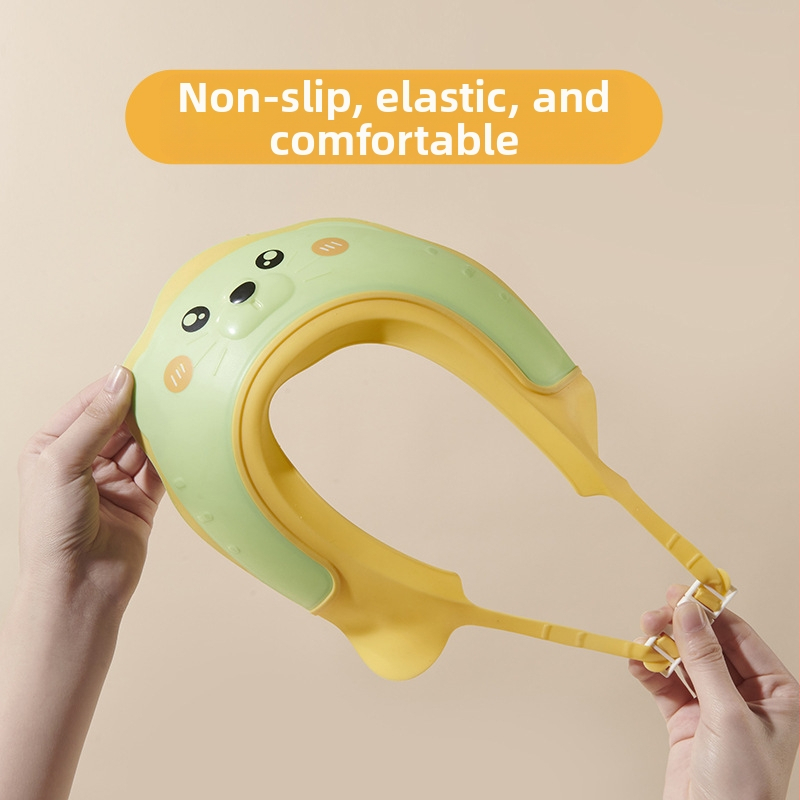 Бебешка шапка за шампоан с предпазител за уши, Детска шапка за шампоан, Защита за очите срещу проникване на вода, Детска шапка за вана