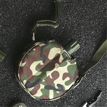 Errifani õuespordialad lastele, õpilastele, sõjaväe väljaõppeks, veekruus, 304 roostevabast terasest võrk, punane kaasaskantav laagripott, kuldne