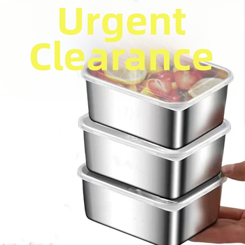 Komercinio kiosko šaldytuvo iškylų sandarinimo speciali nerūdijančio plieno traškesnių maisto produktų dėžutė su dangteliu pietų dėžutės laikymo dėžutė