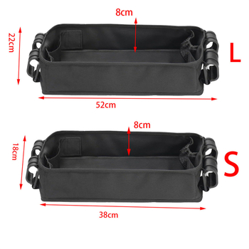 Onderfold luksuslik nelikveoline universaalne söögitaldrik lastele beebikäru kandiku riiul veekindel Oxfordi riie