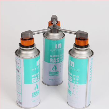 Τρία σε ένα αυτοκλειόμενο εργαλείο προσαρμογέα σόμπας από κράμα αλουμινίου, μετατροπέας εξαρτημάτων εξωτερικού χώρου για κάμπινγκ, κεφαλή μετατροπής λαμπτήρα αερίου