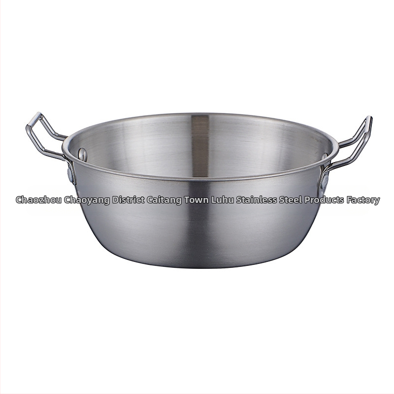 304 roostevabast terasest välistingimustes kasutatav lumekauss Korea draama samas stiilis riisiveinikauss käepidemega kimchi-kauss Korea riisiveinikauss