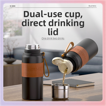 ∝Θερμός μεγάλης χωρητικότητας για παρασκευή τσαγιού, Σετ τσαγιού για άνδρες και γυναίκες, Φορητό φλιτζάνι τσαγιού για επιχειρήσεις και αθλήματα χονδρικής