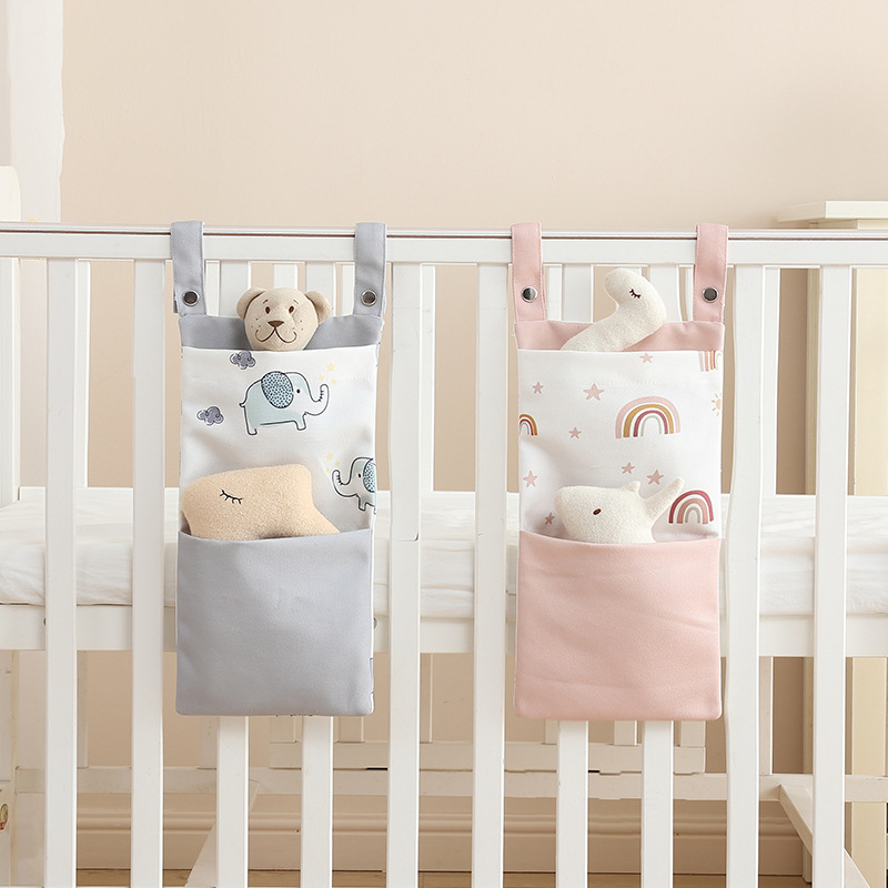 Võrevoodi voodi kõrval rippuv kott mähkmekott voodi kõrval rippuv kott multifunktsionaalne beebi auto rippuv kott hoiuriiul