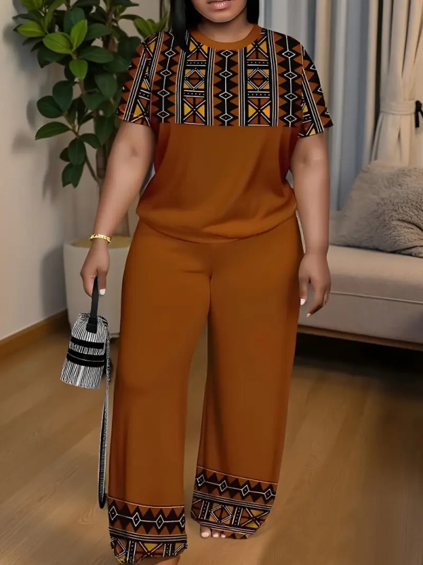 2025. aasta kevad- ja suvepiiriülene eripakkumine väliskaubandusele laos pluss-suuruses naiste ruudulise trükiga vabaajaülikonna tehase hulgimüük