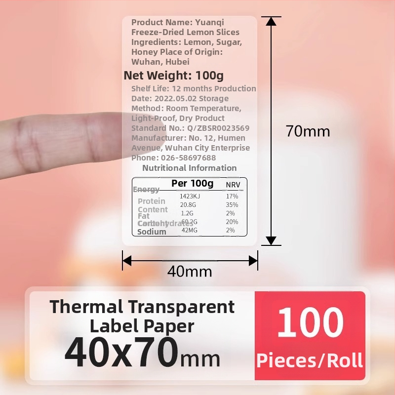 Detongningyou läbipaistva etiketiga kosmeetikasertifikaadi nimekleebis elutoa köögi isekleepuv läbipaistev etikett