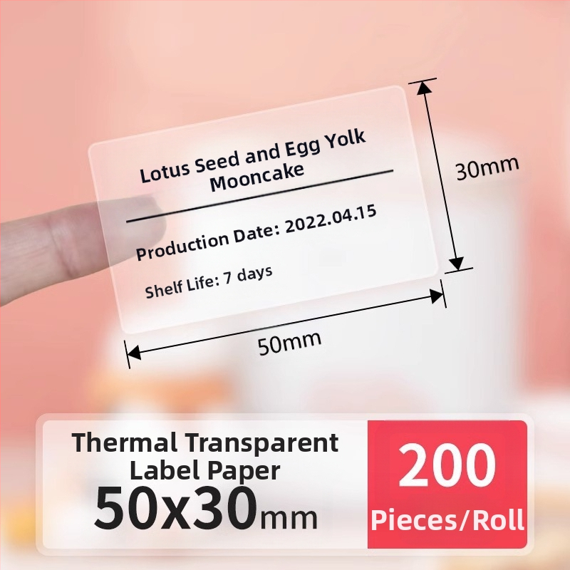 Detongningyou läbipaistva etiketiga kosmeetikasertifikaadi nimekleebis elutoa köögi isekleepuv läbipaistev etikett