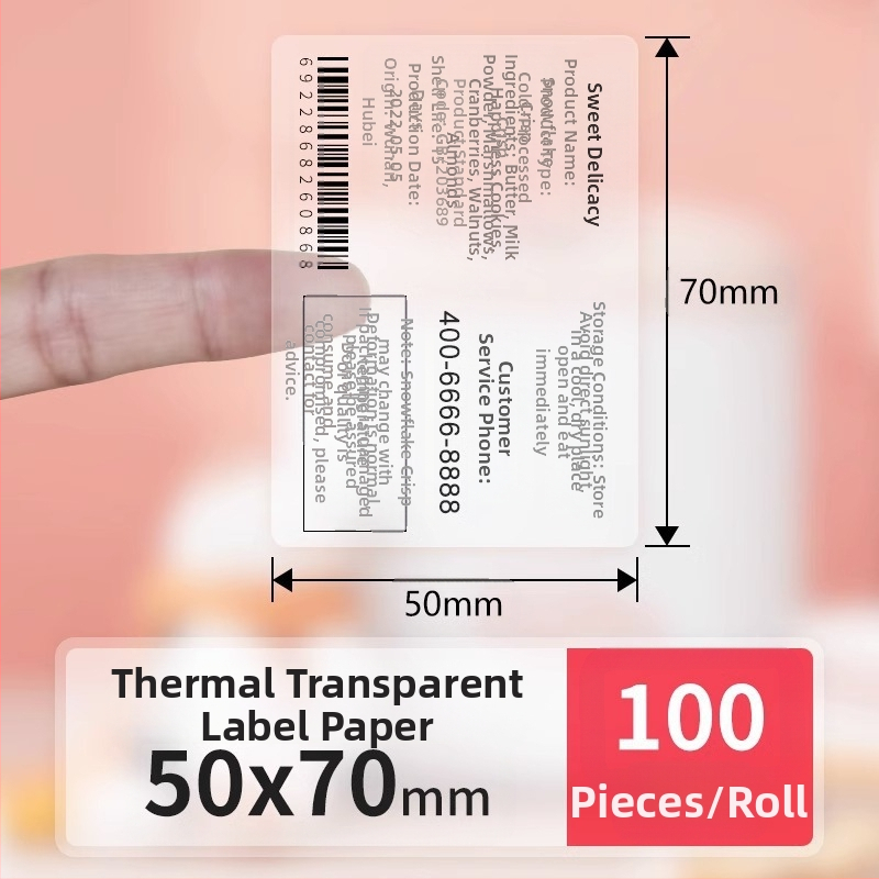 Detongningyou läbipaistva etiketiga kosmeetikasertifikaadi nimekleebis elutoa köögi isekleepuv läbipaistev etikett
