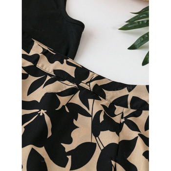 Γυναικεία φούστα Amazon με ρετρό, μοντέρνα γραμμή Α και ελαστική μέση, λεοπάρ σχέδιο, άνοιξη και καλοκαίρι 2025, νέα, πιο εύκολη για να ταιριάζει.