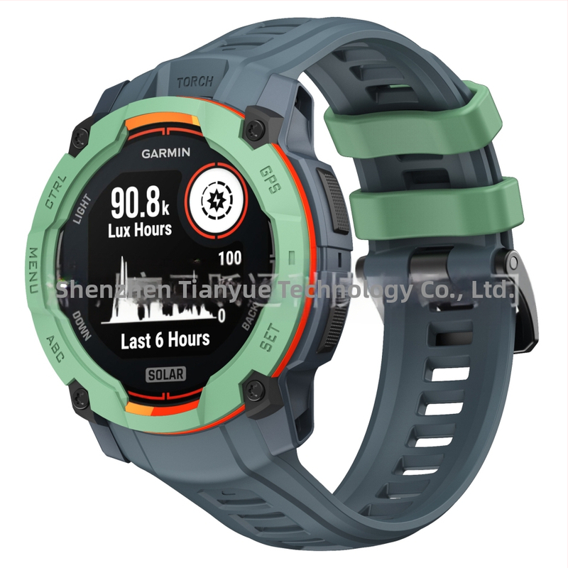 Подходящ за Garmin instinct 3 amoled 50mm официална силиконова каишка Instinct 3