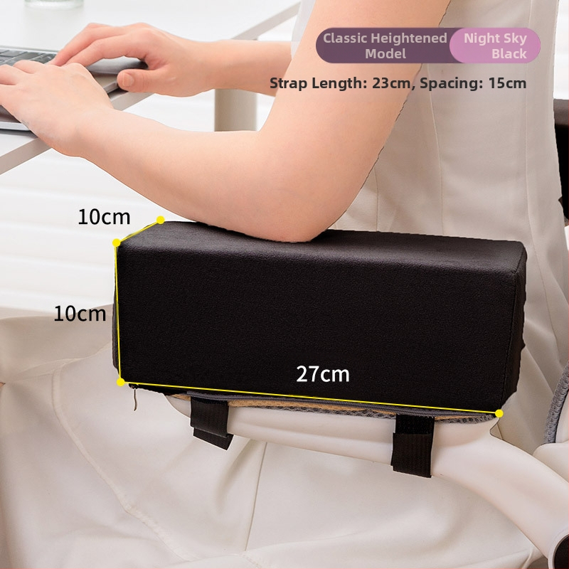 Kontoritooli käetoe padi, kõrgendav pehme käekaitse, pehme padi, padjapadi, mänguarvuti tooli istme käepadi