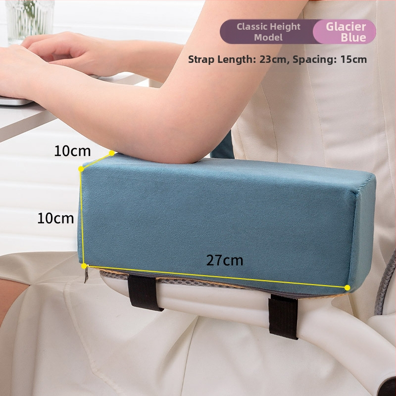 Kontoritooli käetoe padi, kõrgendav pehme käekaitse, pehme padi, padjapadi, mänguarvuti tooli istme käepadi