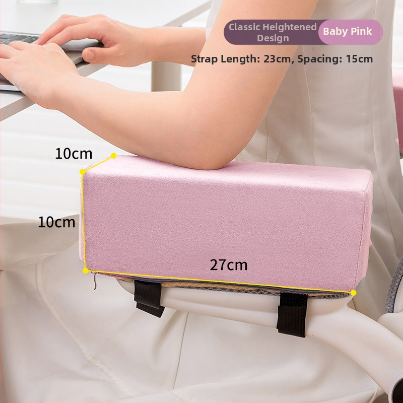 Kontoritooli käetoe padi, kõrgendav pehme käekaitse, pehme padi, padjapadi, mänguarvuti tooli istme käepadi