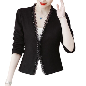 Λευκό σακάκι κοστουμιού για ψηλές γυναίκες, κοντό πανωφόρι για γυναίκες, ευέλικτη ζακέτα και σάλι με φούστα Cheongsam στο πάνω μέρος