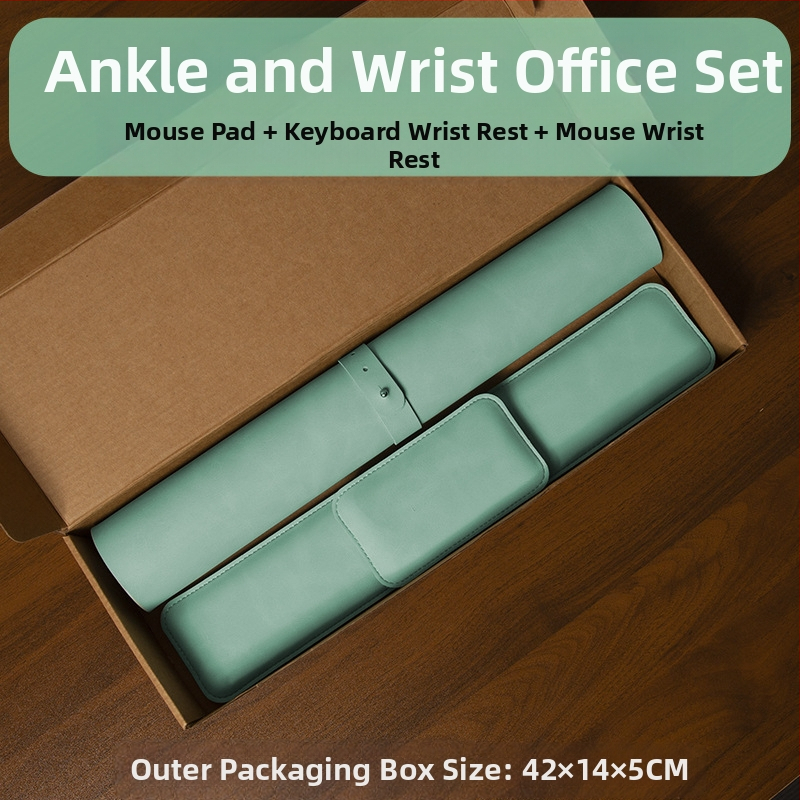 Hullu hobuse mustriga hiirematt, hiire randmetugi, klaviatuuri käetugi, kolmeosaline komplekt, nahast randmetugi, mäluvahust käetugi, randmetugi