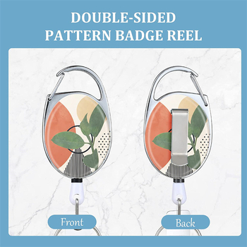 Εργοστασιακή άμεση εκτύπωση UV λογότυπο οβάλ εύκολο τράβηγμα αγκράφα λουλούδι παχύφυτο σήμα εργασίας αγκράφα ζώνη πίσω κλιπ μπρελόκ