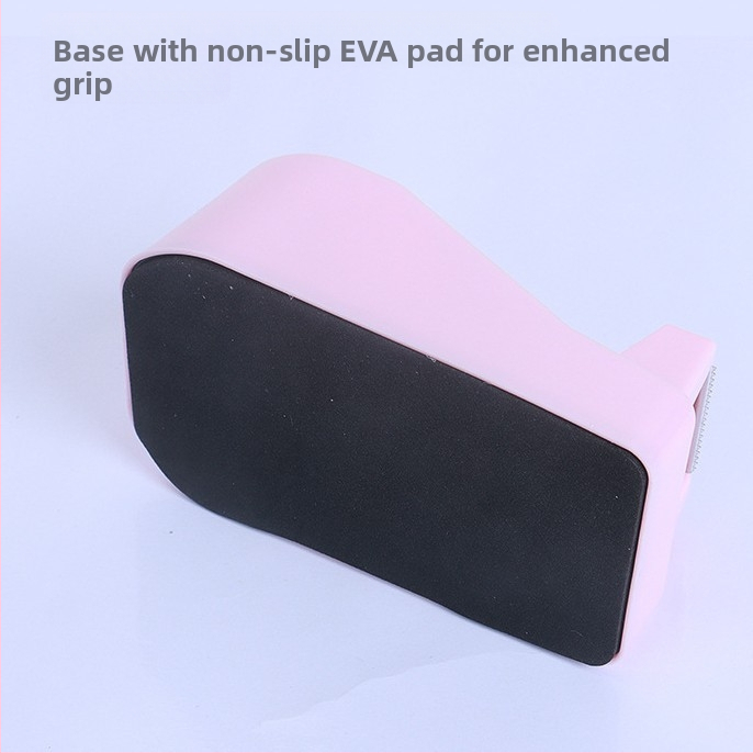 Държач за лента за макарони, малък държач за лепило, ръчен акаунт, креативен настолен офис, цветна машина за рязане на лента