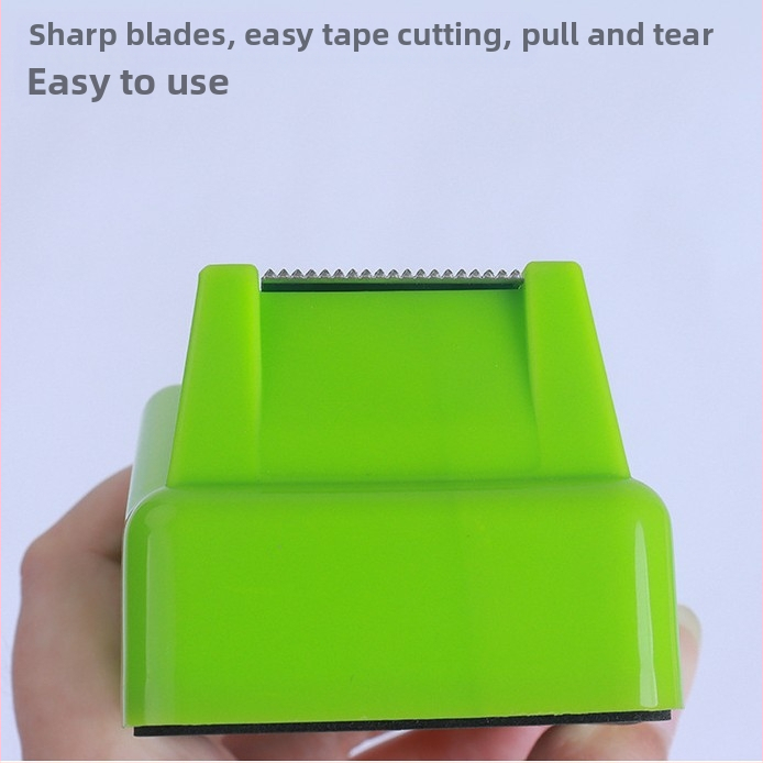 Държач за лента за макарони, малък държач за лепило, ръчен акаунт, креативен настолен офис, цветна машина за рязане на лента