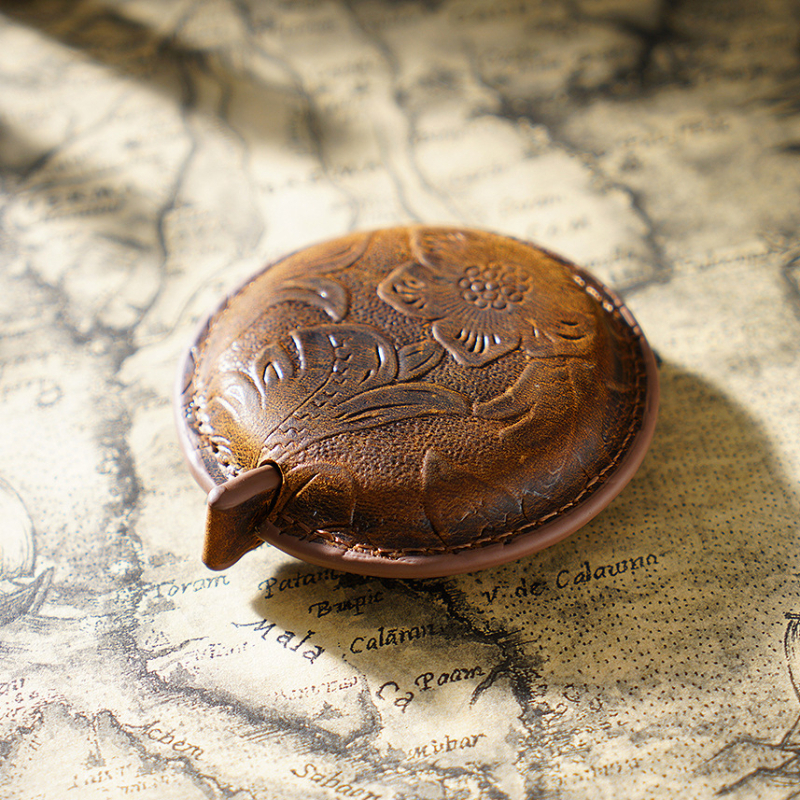 Rankų darbo, tarpvalstybinė „Crazy Horse“ odos mini liniuotė, viršutinio sluoksnio karvės odos traukimo liniuotė, vintažinė, matavimo drabužių traukimo liniuotė, odinė pakabuko juosta