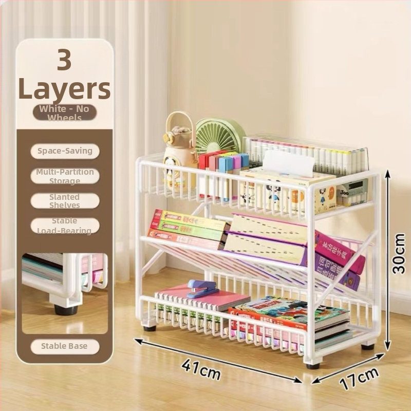 Liigutatav põrandariiul Raamaturiiul Mitmekihiline ratastega hoiuriiul Õpilase klassiruumi raamaturiiul Raudlaua külgmine raamaturiiul