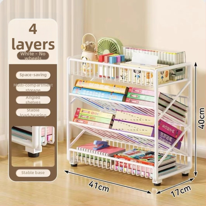 Liigutatav põrandariiul Raamaturiiul Mitmekihiline ratastega hoiuriiul Õpilase klassiruumi raamaturiiul Raudlaua külgmine raamaturiiul