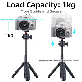 Lauaarvuti pikendusega statiiv kaasaskantav mini mobiiltelefoni kaamera peeglita otseülekande vlogi kronstein kolmeastmeline teleskoop-selfipulk
