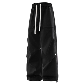 Ανδρικά παντελόνια casual άνοιξης και φθινοπώρου, νέας αμερικανικής μόδας, μοντέρνα ανδρικά παντελόνια, ίσια μπατζάκια, χαλαρά, φαρδιά μπατζάκια, αθλητικά παντελόνια για όλες τις χρήσεις