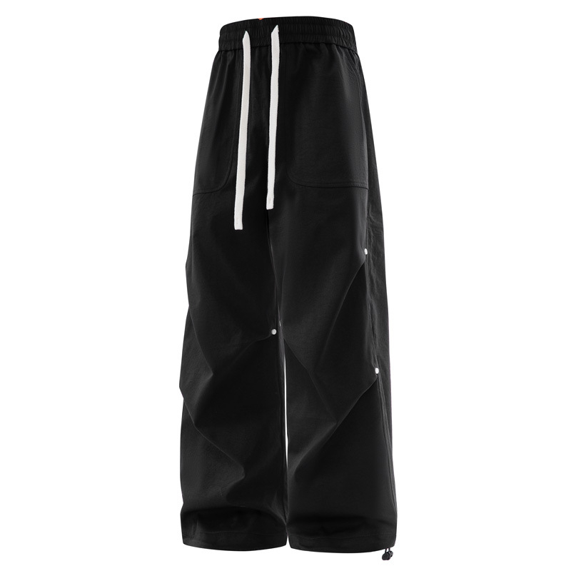 Meeste vabaajapüksid, kevad- ja sügispüksid, uued Ameerika stiilis trendikad brändi meeste püksid, sirge säärega, lahtised, laiad säärega, universaalsed spordipüksid