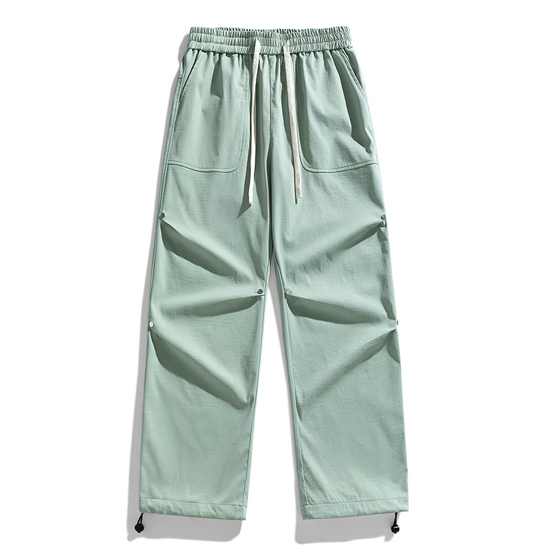 Meeste vabaajapüksid, kevad- ja sügispüksid, uued Ameerika stiilis trendikad brändi meeste püksid, sirge säärega, lahtised, laiad säärega, universaalsed spordipüksid