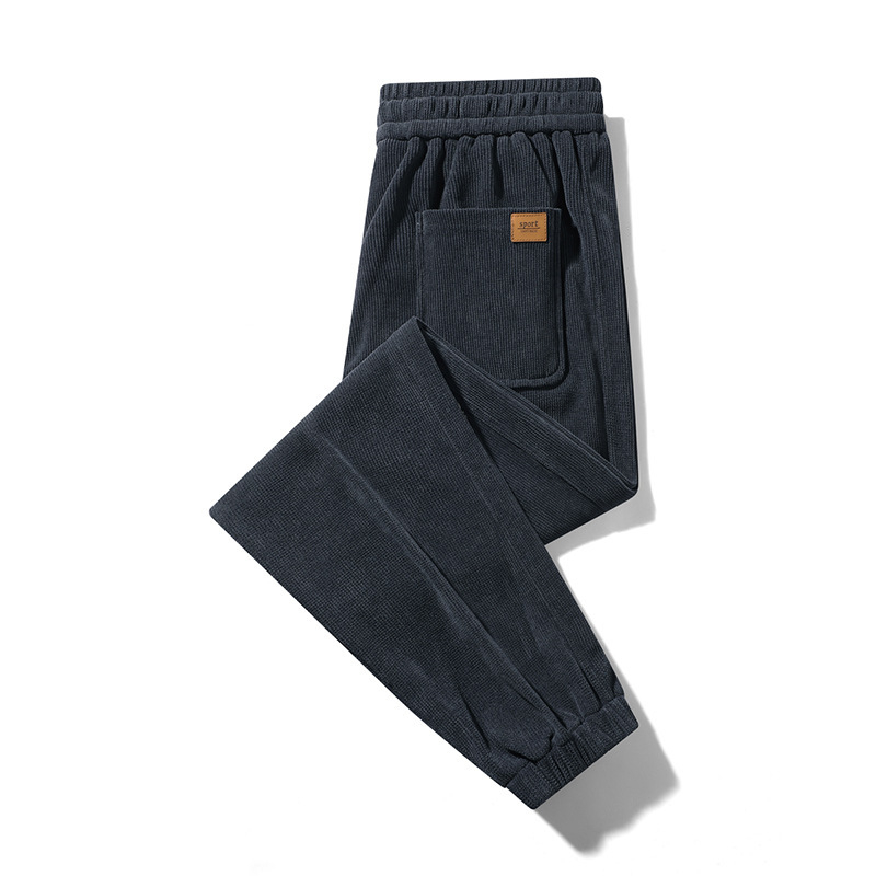2024. aasta uued kevad- ja sügisesed mitmekülgsed mugavad kordvelvetist vabaajapüksid