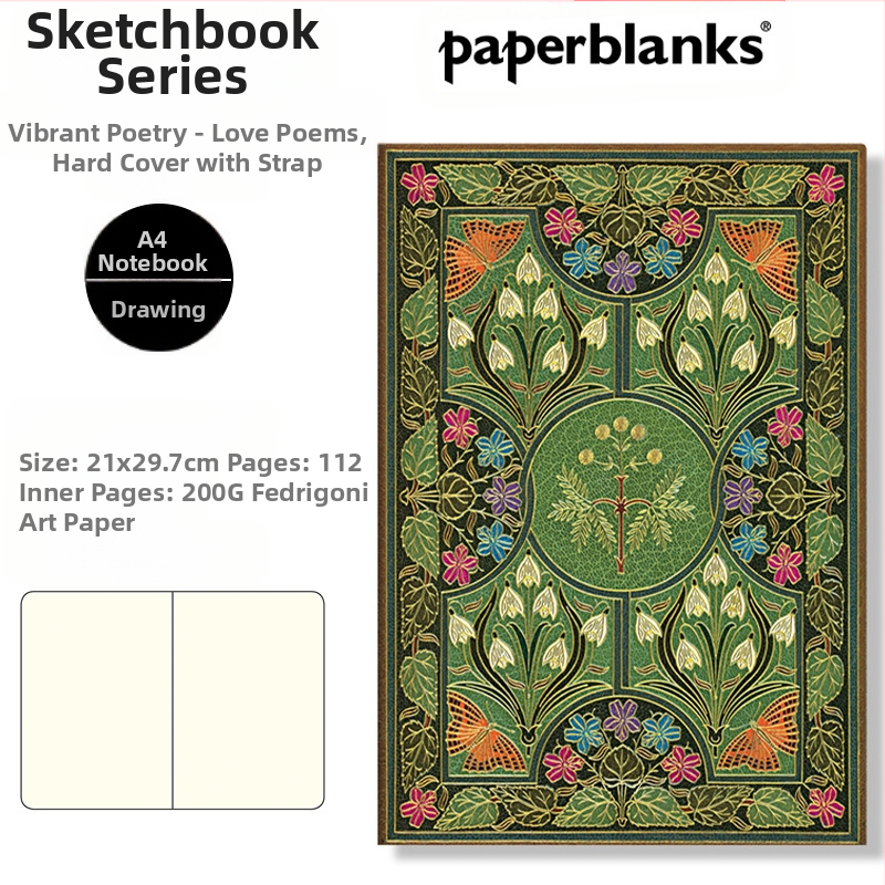 Värviline poeetiline märkmik Mimosa armastuse luule märkmik loominguline väike värske käsiraamat õpilasele peen kingitus