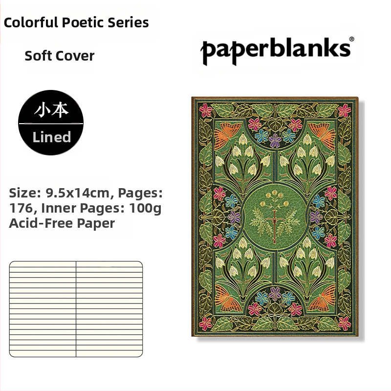 Värviline poeetiline märkmik Mimosa armastuse luule märkmik loominguline väike värske käsiraamat õpilasele peen kingitus